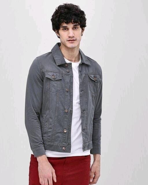 Buy online Men Solid Light Blue Denim Casual Jacket from Jackets for Men by  Ftx for ₹699 at 58% off | 2024 Limeroad.com