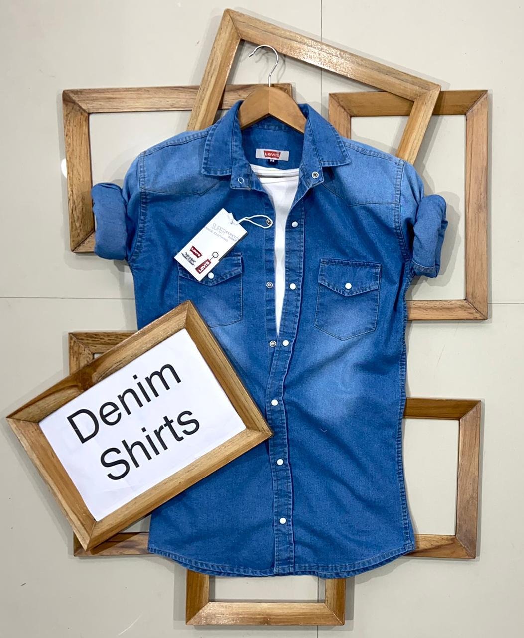 Buy Honganda Fashion Kids Toddler Baby Boy Girl Adjustable Sleeve Denim  Shirt Tops Blouse (Denim, 6-12 Months) at Amazon.in