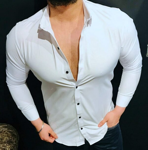 white lycra shirt