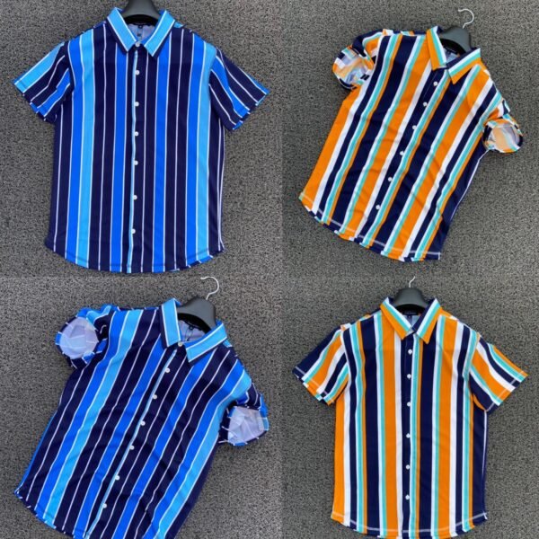 Designer striped lycra shirts