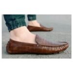 Men's brown loafer shoes