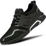 designer casual black shoes for men