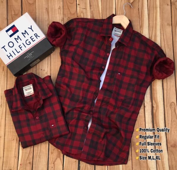 men's check shirt