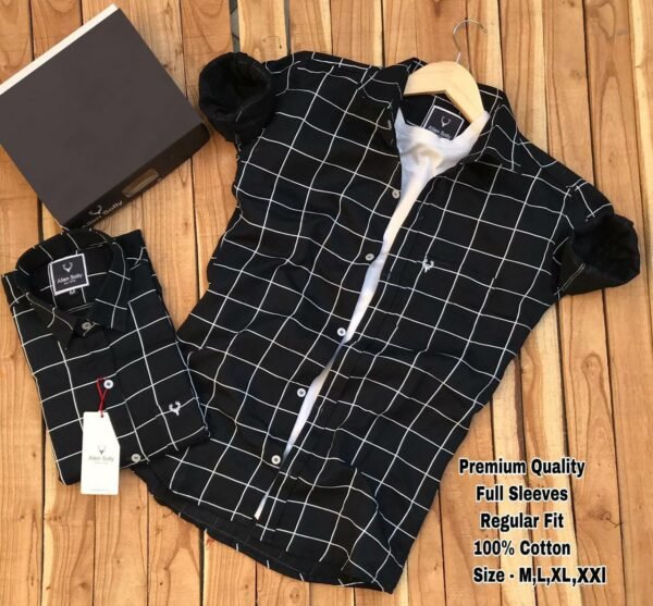 Men's full sleeve check shirt