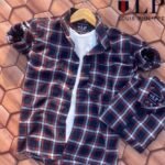 Men's dark check shirts