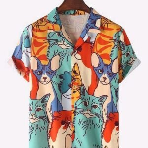 stylish printed men's shirt