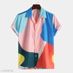 multi colored men's casual shirt