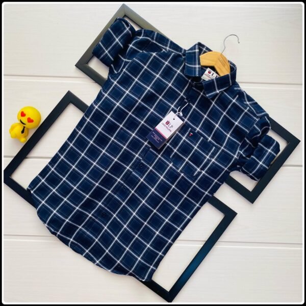 Men's dark Check shirt