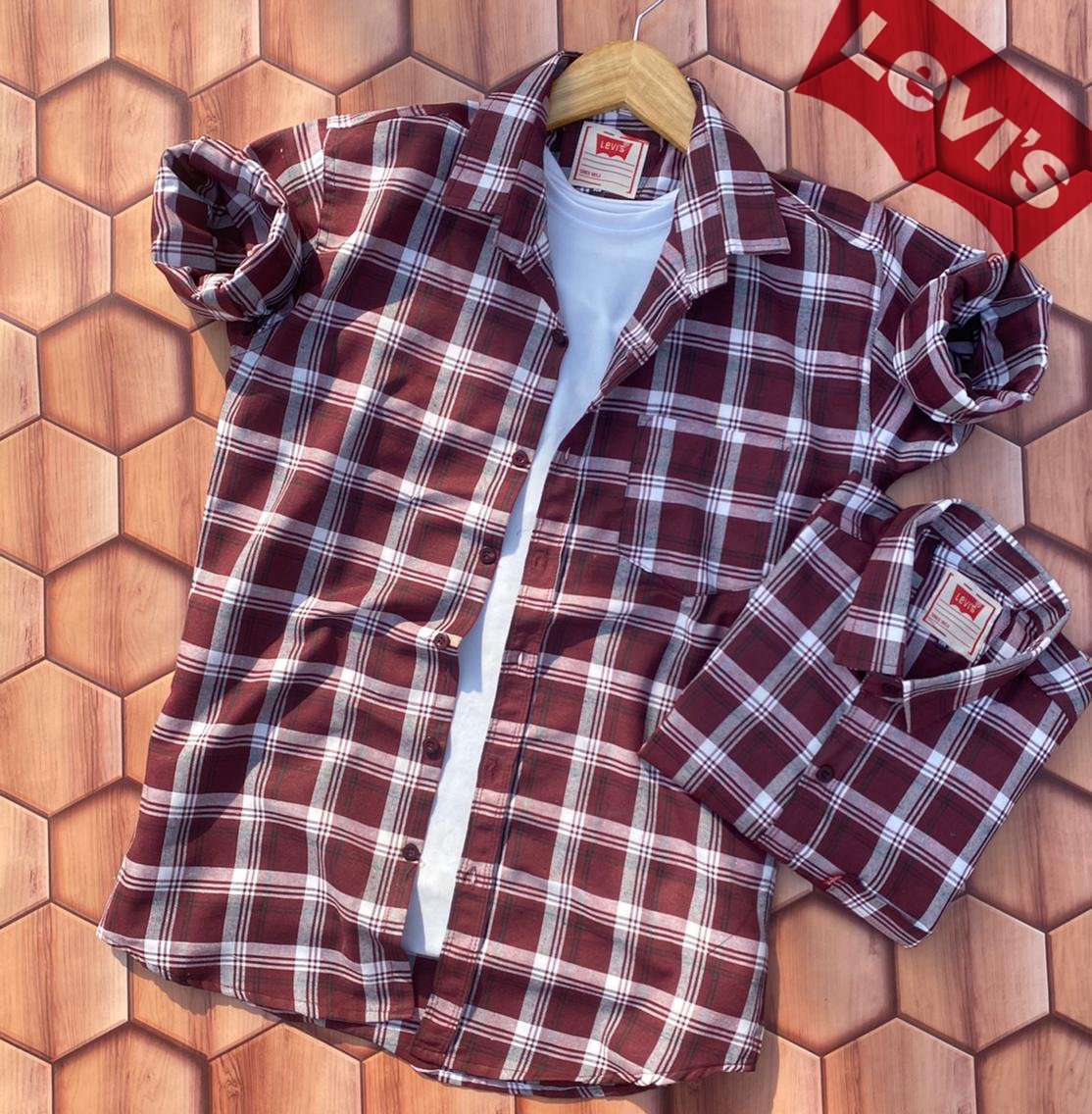 Fashionable Check shirt - Evilato