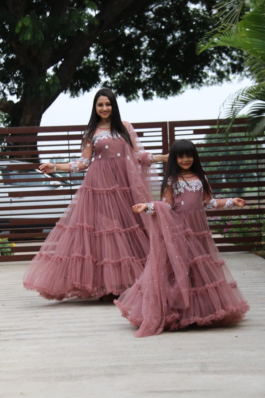 Pink full flair ball gown