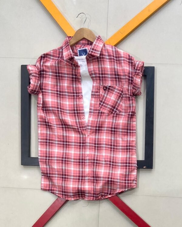 men's check shirt