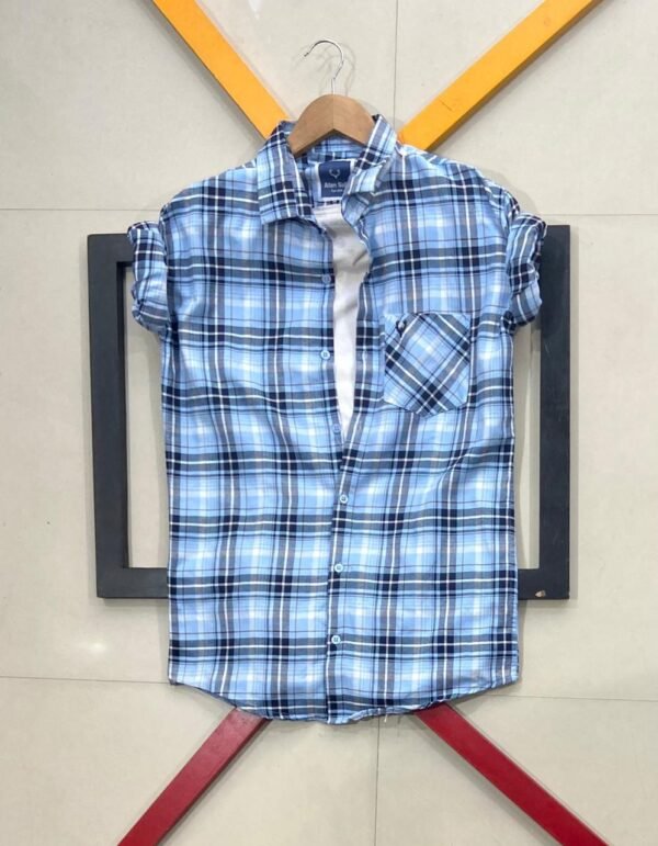 men's check shirt