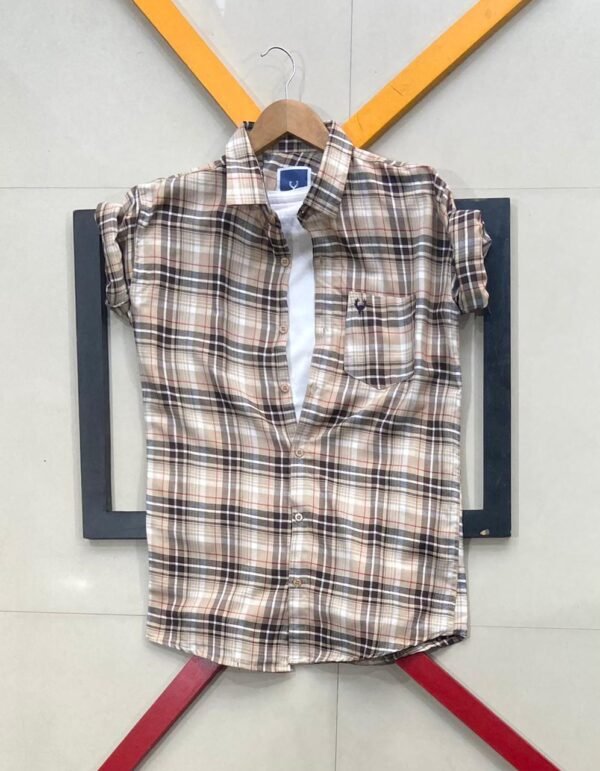 men's check shirt