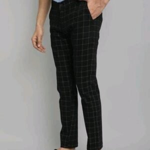 Stylish checked trouser