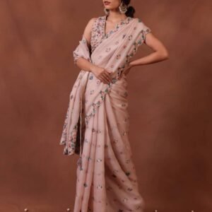 designer Part wear saree