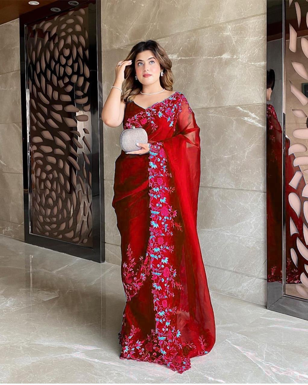 Latest Ready To Wear Saree For Girls - Evilato Online Shopping