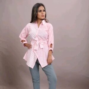 Stylish two shade shirt for women's