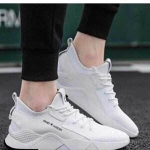 Men's White Sports Shoes