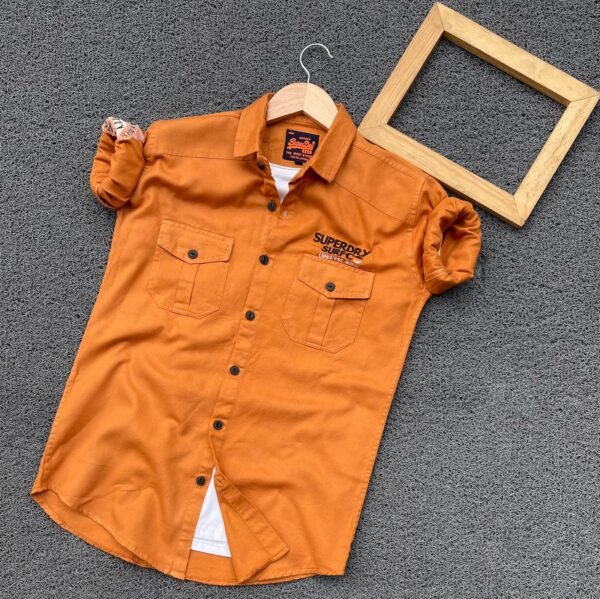 Double Pocket Men's Cargo Shirt