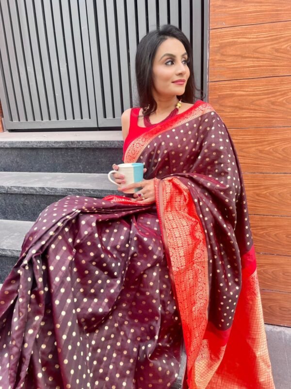 Banarsi silk saree for wedding