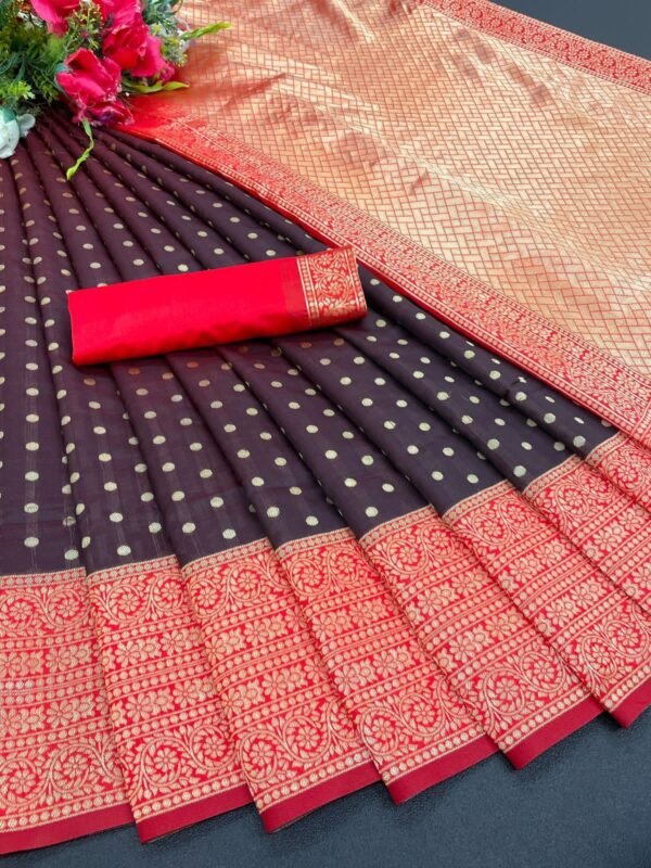 Banarsi silk saree for wedding