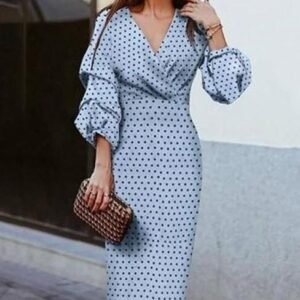 Women's One Piece Dotted Dress