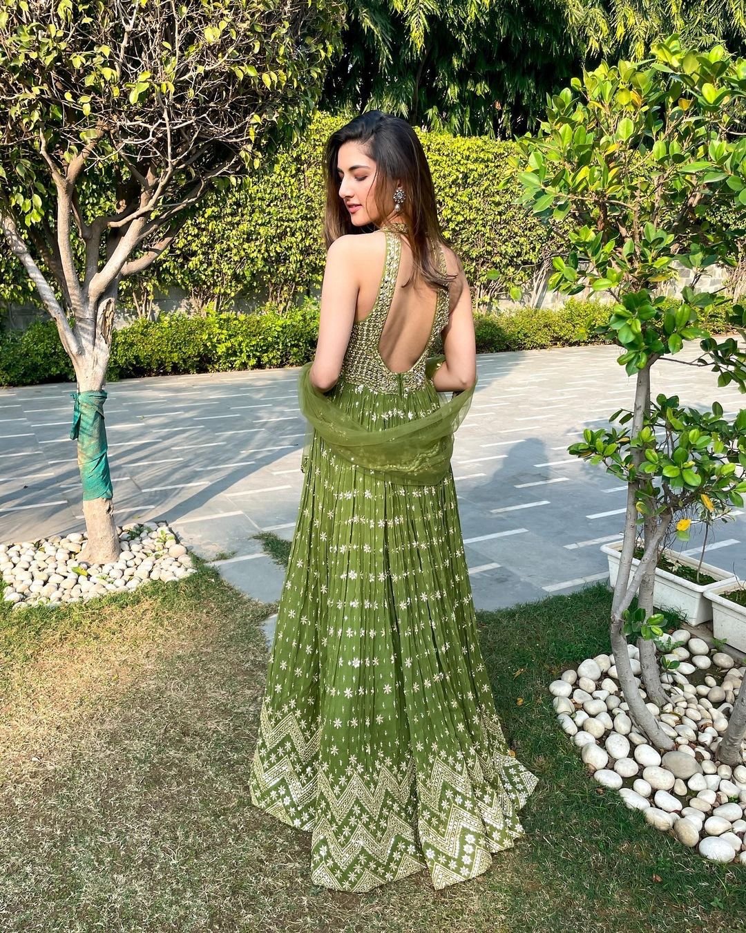 Green Mirror Embroidered Work Anarkali Pant Style Suit - Indian Heavy  Anarkali Lehenga Gowns Sharara Sarees Pakistani Dresses in  USA/UK/Canada/UAE - IndiaBoulevard