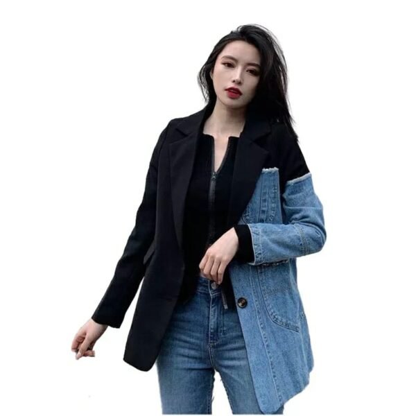 Women's Half Denim Shirt