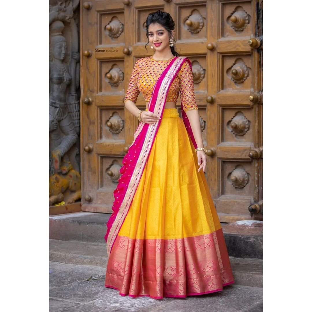 Dual shade wedding party lehenga choli | Buy Indian Wear