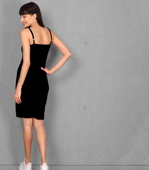 Buy Now Black Sando Dress In Best Price Online