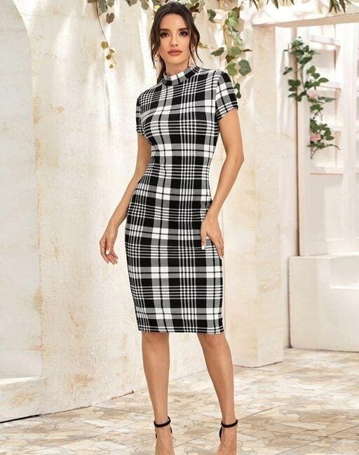 BH369 Simple A line Knee Length Formal Dress - Nirvanafourteen