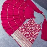 Red Latest Design Sharara Suit For Women