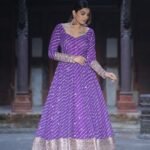 Full Embroidery Work Gown For Indian Function