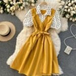 Cute Retro Style Knee Length Dress