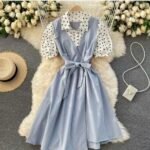 Cute Retro Style Knee Length Dress