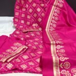 Hot pink Kurti Palazzo Set For Women