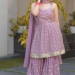 Designer Kurti Sharara Set