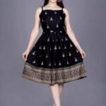 Indo Western Party Wear Short Dress Online best offer