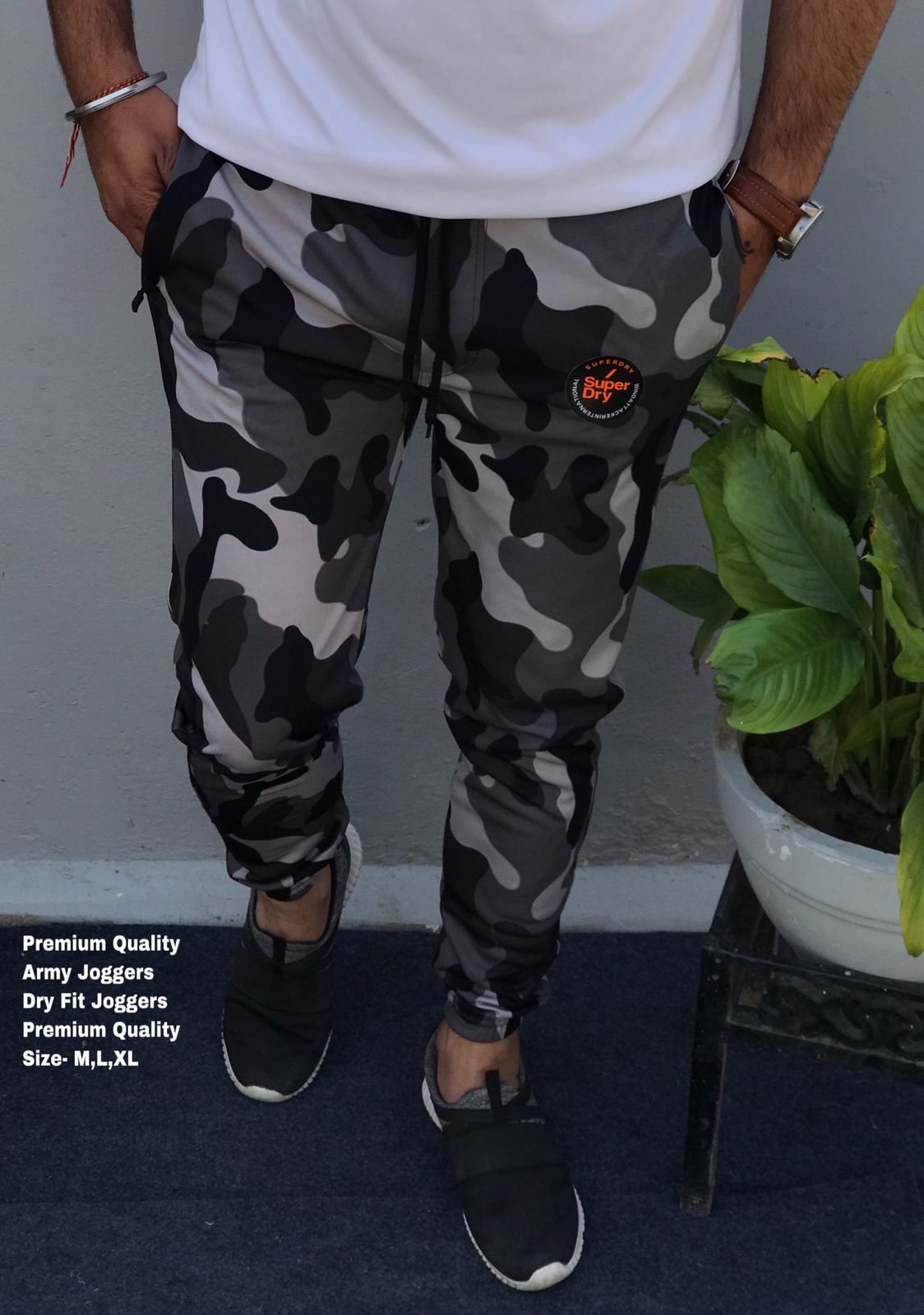 Army on sale printed joggers