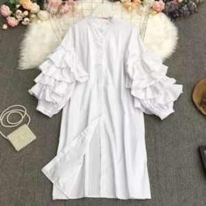 Flair Sleeve Fancy Top For Women