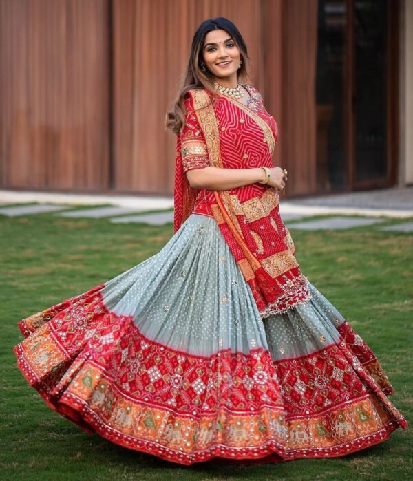 Butter Silk Lehenga For Wedding Function