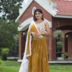 Beautiful Haldi Outfit For Indian Bride