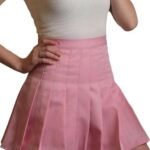 Solid Color Mini Skirt For Women