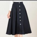 Knee Length Skirt For Women