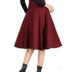 Knee Length Skirt For Women