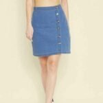 Denim Mini Skirt For Women