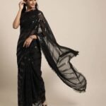 Black Designer Party Wear Saree