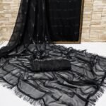 Black Designer Party Wear Saree