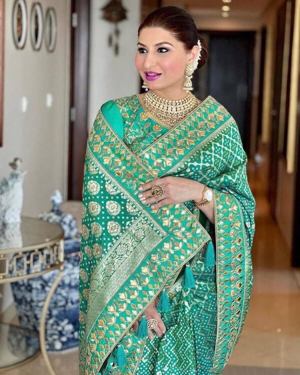 Green Silk Saree For Wedding