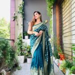 Blue Silk Saree For Party